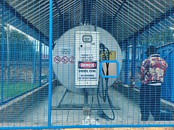 On site diesel tank
